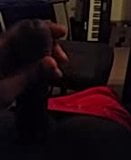 Jerking my black cock snapshot 2