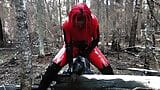 My Latex FemDom (very old) movies. Rubber Catsuits and Verbal Humiliation with JOI (Arya Grander) snapshot 15