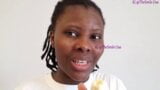 African woman shows how to give blowjob on Youtube snapshot 8