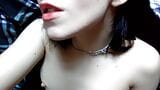 Daytime cute home striptease, and gentle masturbation with orgasm. Close-up snapshot 6