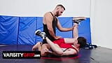 Coach Joel Someone Teaches His New Wrestling Student Dakota Lovell Some Dirty Moves - Varsity Grip snapshot 6