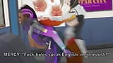 NEW Lordaardvark Hentai Animation: Futa Mercy Using Sombra Like A Fuck Toy snapshot 7