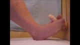 Foot & Blowjob with Dildo in Pink Tights snapshot 16
