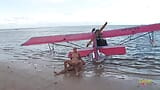 Scopata appassionata in spiaggia con una splendida bionda con grandi tette snapshot 12