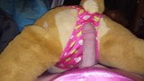 Satin Panty Rub with Plush Simba Joe Boxer Satin Panties snapshot 1