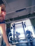 BLONDE SEX MILF AT GYM snapshot 1