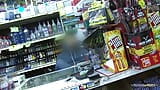 Once they find a spot without cameras the curvy blonde gets railed in the store snapshot 1