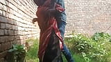 Indian hot girlfriend gets fucked by her boyfriend outdoor hard-core Desi sex video snapshot 14