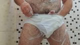 Me Hairy Step Dad With Fat Cock In The Shower snapshot 2