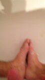 Cumshot on my Pissed on Feet snapshot 7