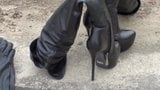 Platform leather Thigh boots designer- Andrea Cancelieri snapshot 1