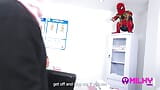 Zwerg-spiderman gegen maryam hot snapshot 5