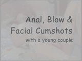 Anal, Blowjob & Facial with a Young Couple snapshot 1