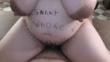 Pregnant Bbw Cheating Milf Milky Mari Covered In Dirty Body Writings Dominates Her Cuckold Hubby Until Creampie! snapshot 4