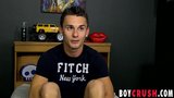 Skinny homo thug Jacobey London strips and wanks his cock snapshot 1