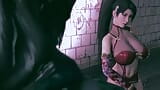 Urocza dziewczyna i czarny potwór - Hentai 3D 18 snapshot 8