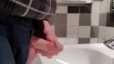 Using public sink as urinal snapshot 8