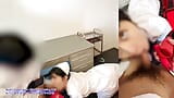 Training video of a cute new Japanese nurse. My job is to have sex. A cunnilingus adult toy enters her anus(#296) snapshot 1