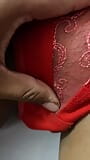 Indyjska Desi dziewczyna rucha się z BF w czerwonych majtkach. Wirusowe mms wideo snapshot 6