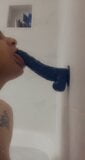 Sucking and fucking my dildo, part 1 snapshot 3