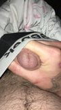 My husband stroking his fat cock for me snapshot 3