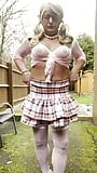 Crossdresser amator Kellycd20222 milf sexy în masturbare roz snapshot 6