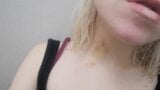 Close up home striptease and masturbation snapshot 1