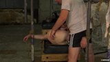 Restrained twink gay Alex Faux anal fucked with toys by dom snapshot 13