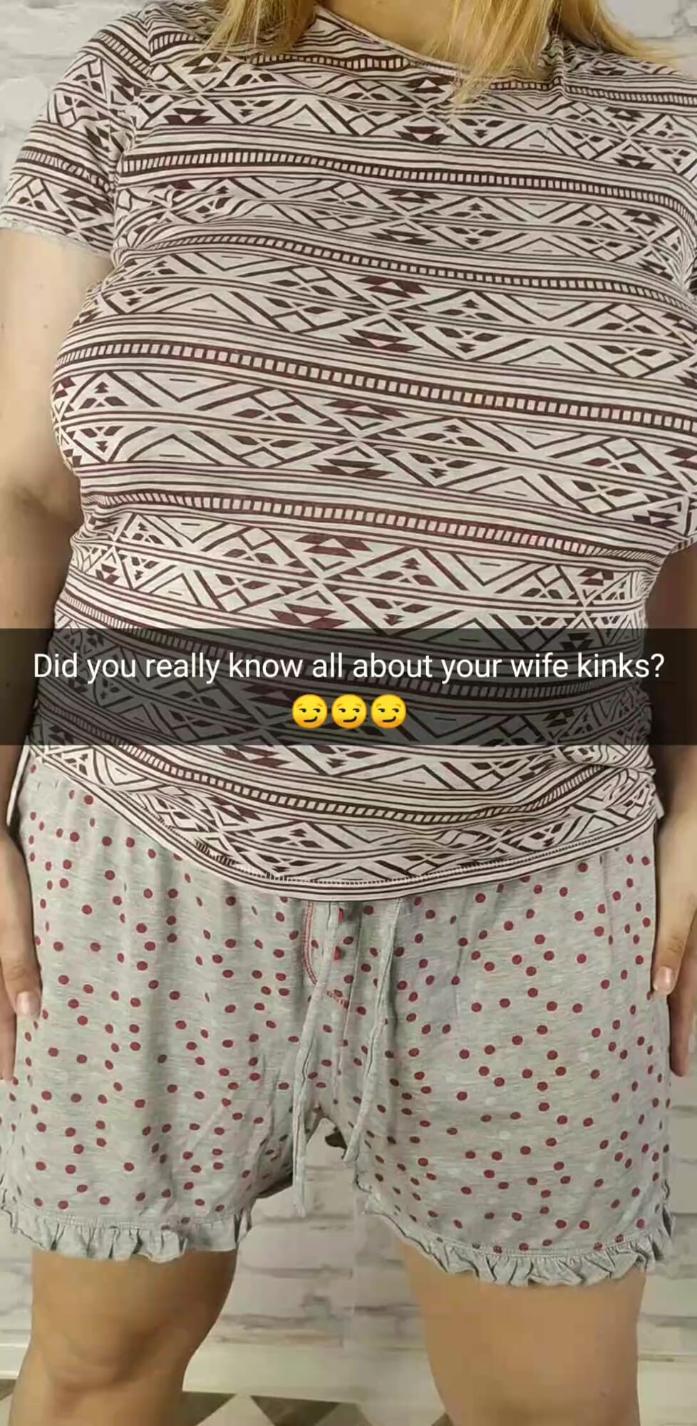 Wist je dat je geliefde vrouw een kinky slet is die van onbeschermde seks houdt? - bodywriting - snapchat -milky mari snapshot 1