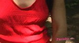 The red dressed girl at the park part 3 snapshot 19