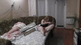 Stepdad fucks stepdaughter while her husband sleeps. Staging snapshot 5