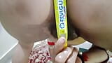 Deshi indian bhabhi for play her pussy with sed toy tiny pussy,noobs,for play with sed toy snapshot 14