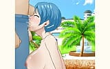 Bulma cheating milf slut with big tits can’t stop herself from deepthroating his massive cock - SDT snapshot 12