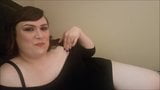 Trans BBW playing with herself snapshot 6