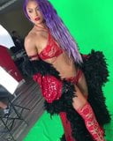 Natalie Eva Marie posing in front of a green screen snapshot 4