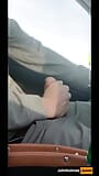 johnholmesjunior shooting cum load while driving on highway slow motion snapshot 3