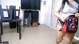 My perverted stepmom likes to be seen her big ass when she cleans the house snapshot 13