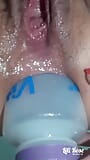 Inserting the water bottle into my ass snapshot 6