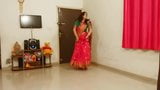 india Bhabhi in saree with husband snapshot 3