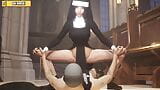 Hentai 3D - 108 Goddess ( ep 84) - make love to the nun in the church snapshot 4