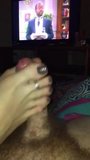 Footjob von meiner Freundin bringt mich zum Kommen snapshot 1