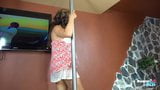 Naomi Chi does a pole dance snapshot 2