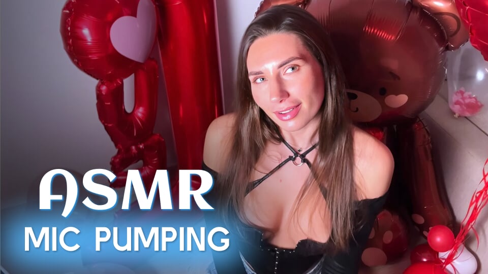 ASMR. Si rambut coklat seksi Cleo Patrice Mic mengepam zakar awak pada lututnya dan membuatkan awak pancut