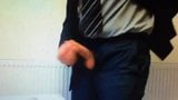 Suited step dad wank and cum snapshot 4