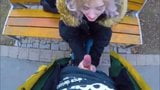 Öffentlicher Blowjob in POV snapshot 13