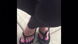 My neon pink toes make him feel good snapshot 2