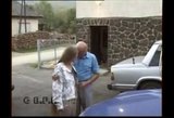 Older guy in a village in France snapshot 1