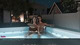 Esposa e madrasta acordadas - cena quente # 14 relaxando na jacuzzi snapshot 2