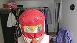 PVC Cosplay Kigurumi Breathplay in homemade hood snapshot 5