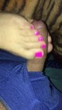 Girlfriend foot job snapshot 2